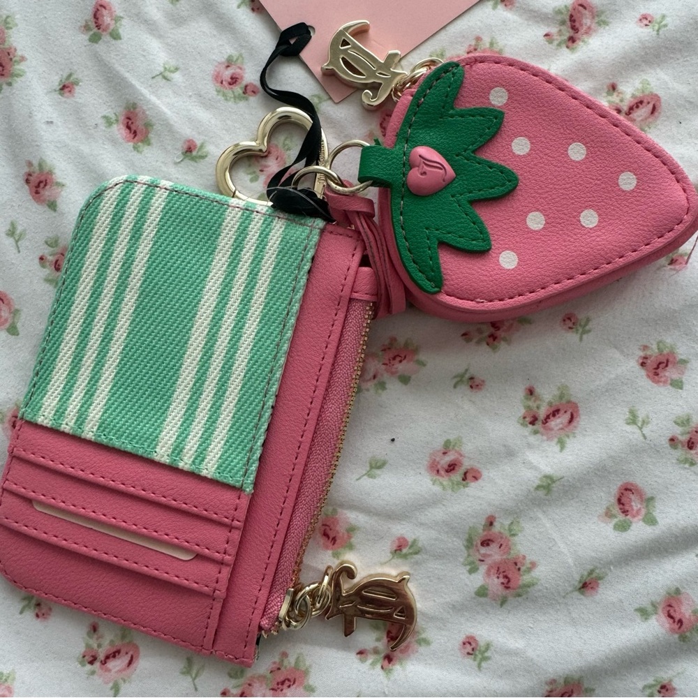 RARE! Juicy Couture RETRO GREEN/CREAM JUICY PARADISE MINI BUNDLE! - Picture 4 of 5